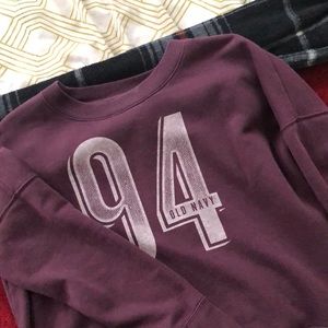 Purple Old Navy CrewNeck